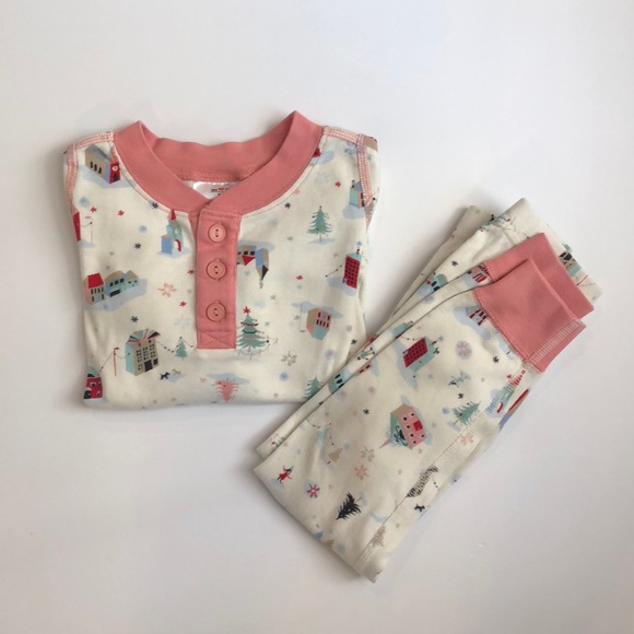 Hanna Andersson Other - Organic Hanna Andersson Winter Scene Pajamas (3T.)